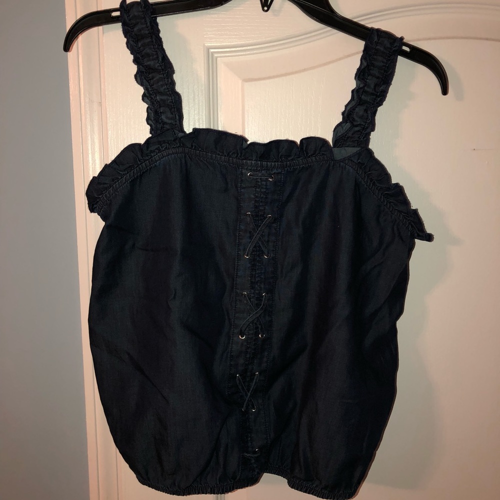 Express medium denim top